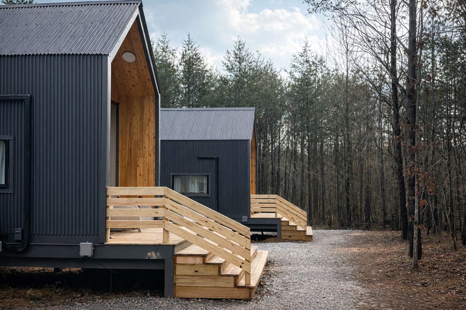 Foster's Cabins in the forest